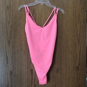 ASOS cross strap back high-hip bathing suit